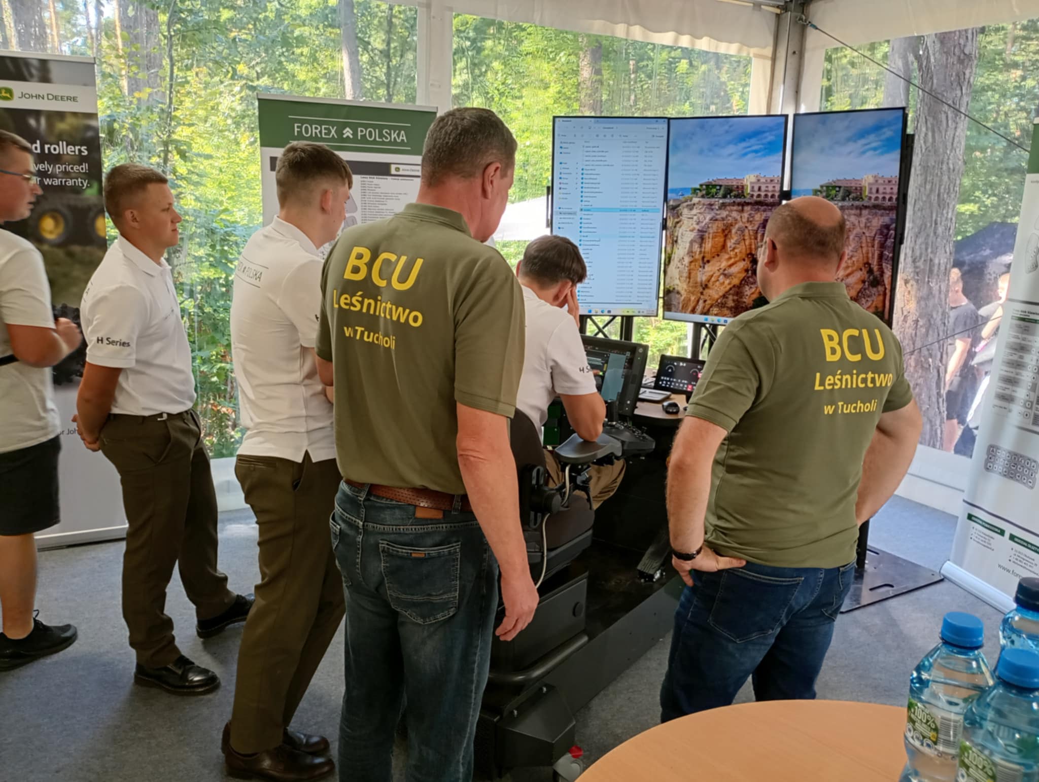 Współpraca Branżowego Centrum Umiejętności w Dziedzinie Zawodowej Leśnictwo w Tucholi z firmą FOREX Polska podczas Targów EKO-LAS 2025